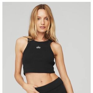 Alo Aspire Black Tank Size Medium